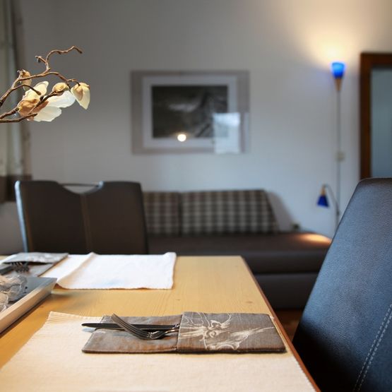 Wohnbereich des Appartements "Staffenberg"